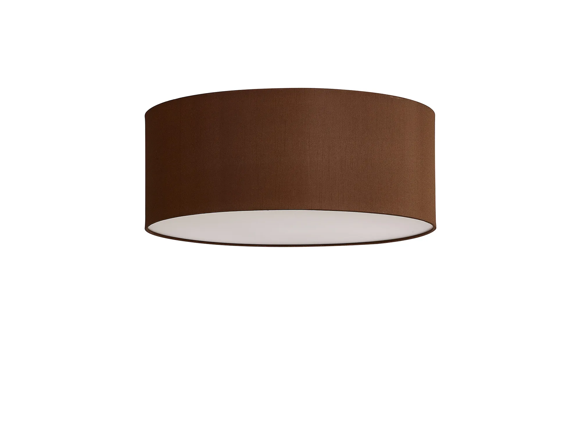 Baymont 50cm Flush 3 Light Raw Cocoa/Grecian Bronze, Frosted Diffuser DK0623  Deco Baymont WH RC